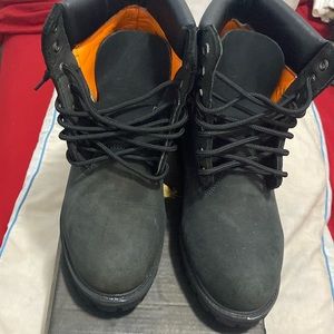 Black Timberland boots